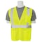 Deltaplus Vest with Pockets, Economy, Hi-Viz, Lime, 6X 61636 - alternate 1